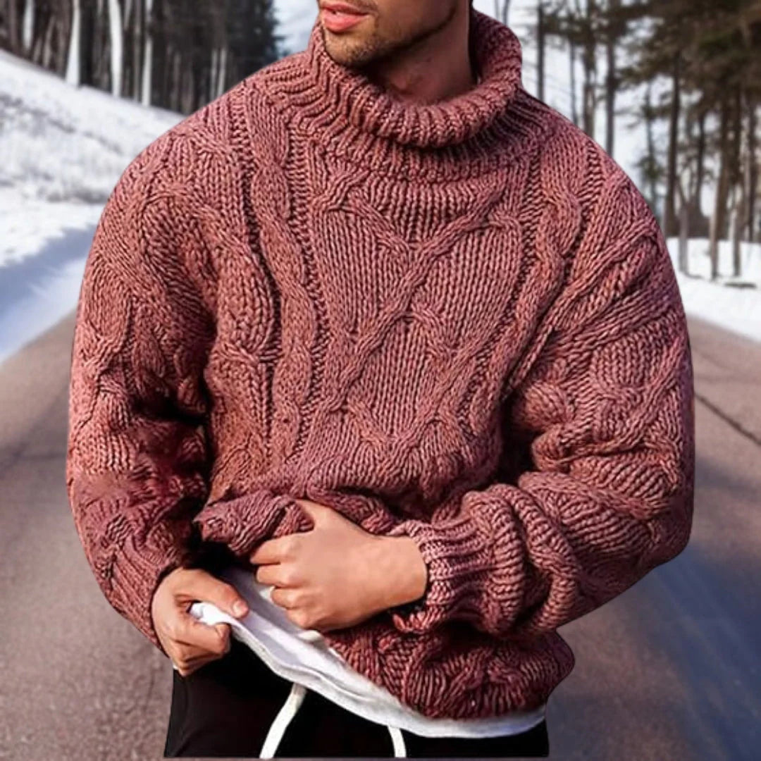 Elliot - Men’s Premium Knit Turtleneck Sweater