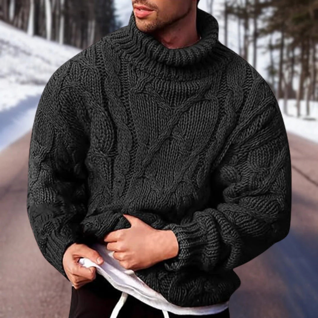 Elliot - Men’s Premium Knit Turtleneck Sweater