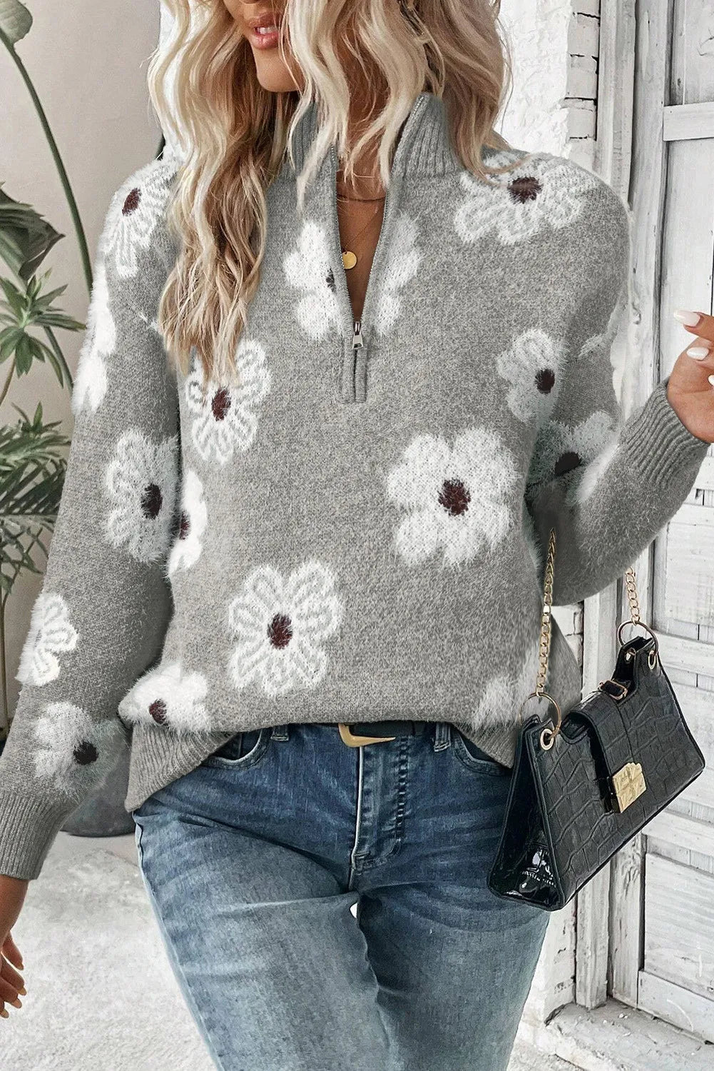 Sienna Floral Long Sleeve Sweater